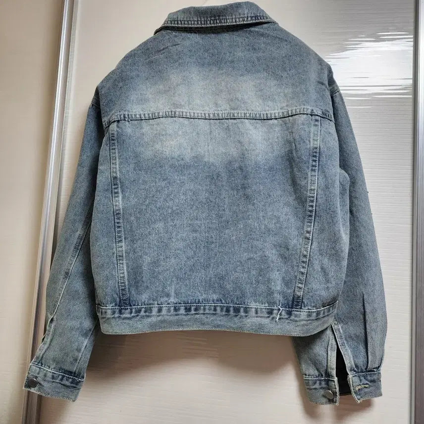 [BUNJANG] Rhinestone Denim Jacket / 라인 스톤 데님 청자켓ㅡ새상품