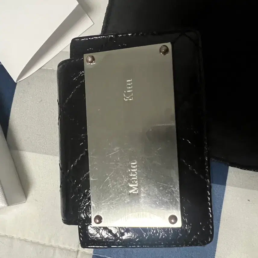[SOLD OUT] 마뗑킴 퀄팅 아코디언 카드지갑 풀박