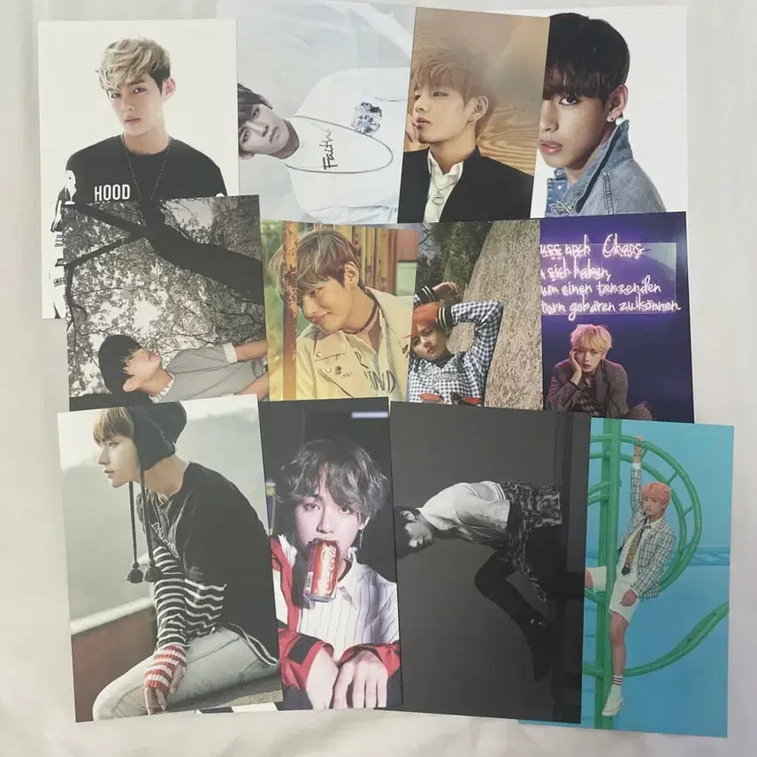 [BUNJANG] BTS V ARMYPEDIA Postcard 12-Piece Set / 태형 아미피디아 엽서 12장 풀셋 방탄 포카 뷔 bts