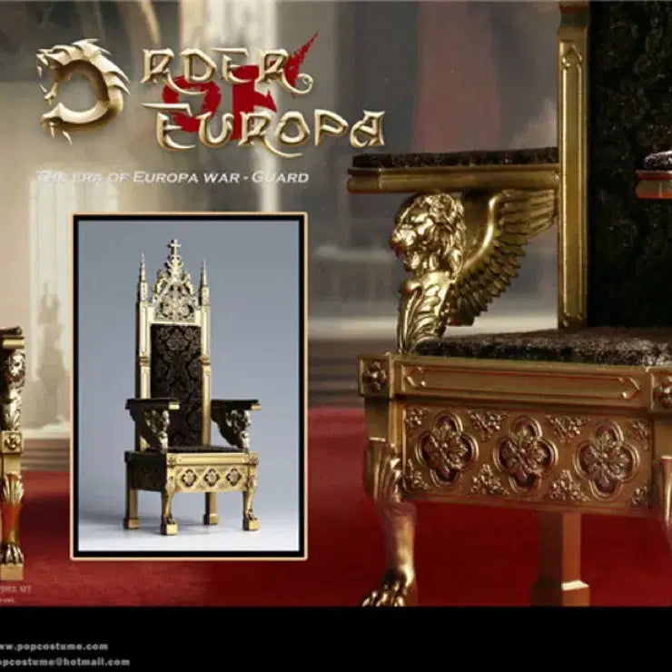 [BUNJANG] Pop Costume 1/6 Scale Order Europa Guard + Throne Set / [Pop Costume] 오더 유로파 가드 + 왕좌 세트 판매합니다