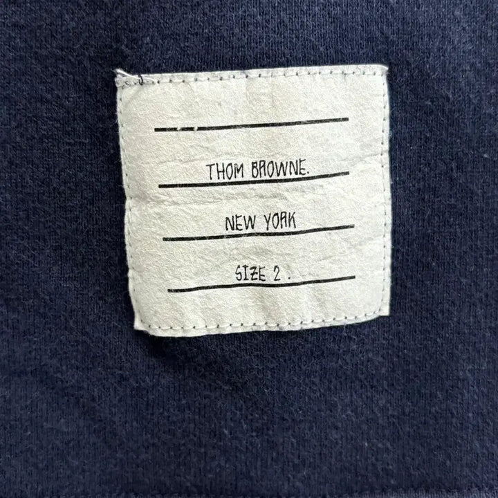 [BUNJANG] Thom Browne Navy Striped Armband Shorts Size 2 / [2]톱브라운 사선완장 반바지