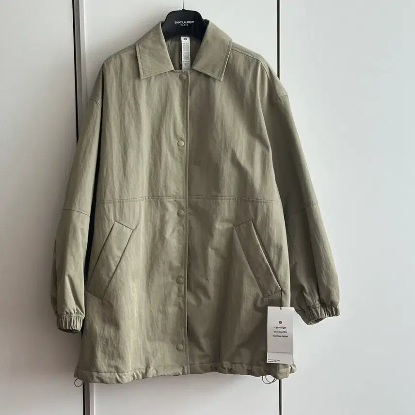 [BUNJANG] Lululemon Oversized Coach Jacket Khaki / 룰루레몬 오버사이즈 코치 자켓 카키 정품 새상품