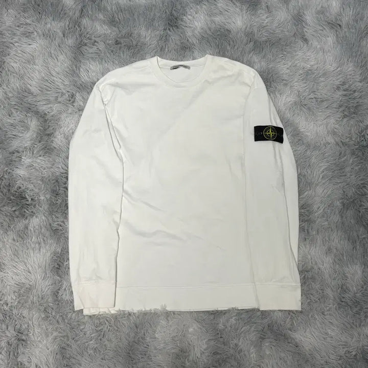 [BUNJANG] Stone Island Sweatshirt White XL / [XL size] 스톤아일랜드 맨투맨 화이트