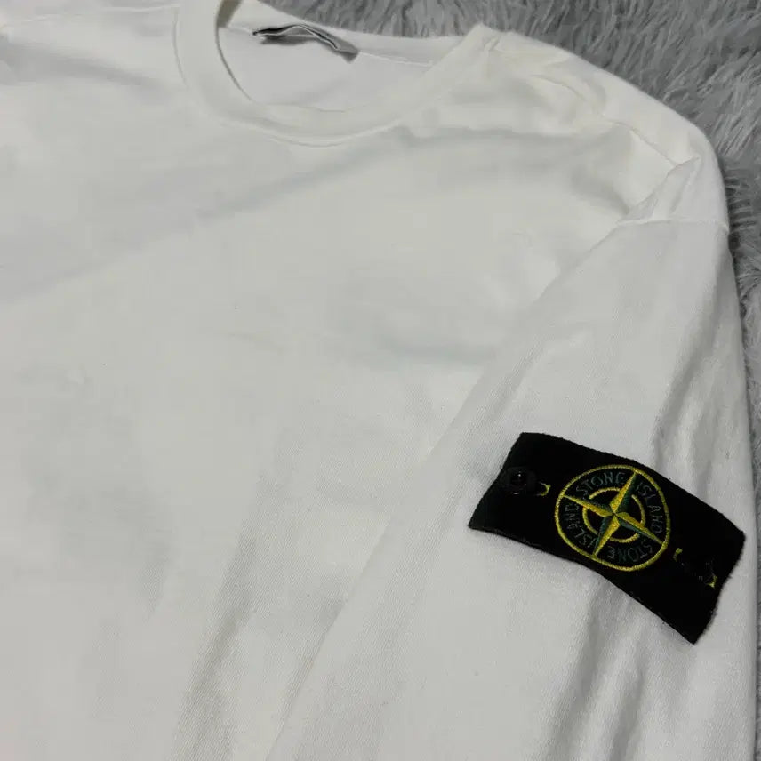 [BUNJANG] Stone Island Sweatshirt White XL / [XL size] 스톤아일랜드 맨투맨 화이트