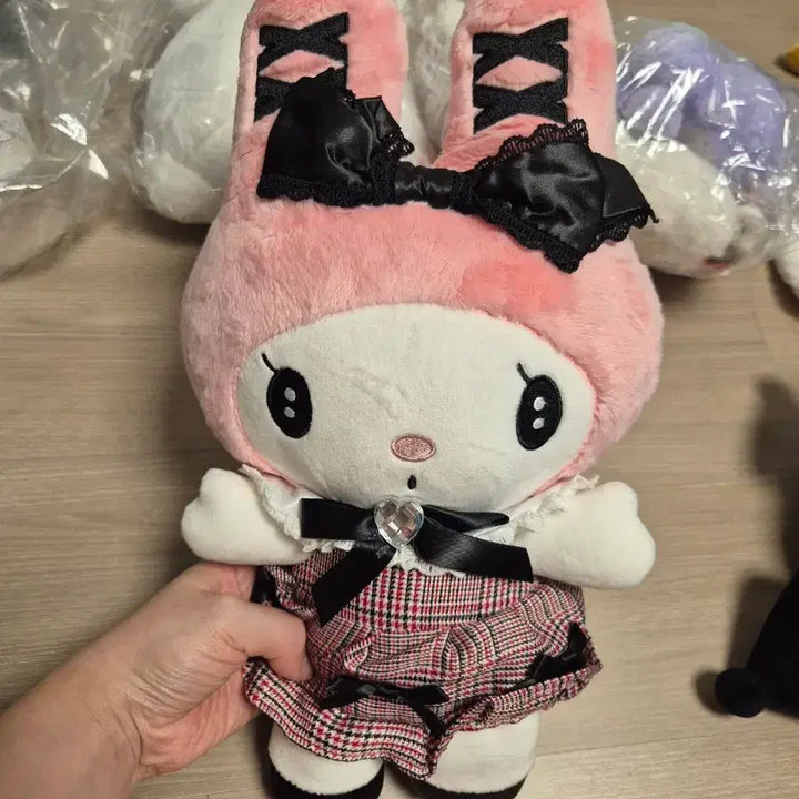 [BUNJANG] Kuromi My Melody Midnight Plush Doll with Tag / 쿠로미 마이멜로디 미드나잇 인형 택O