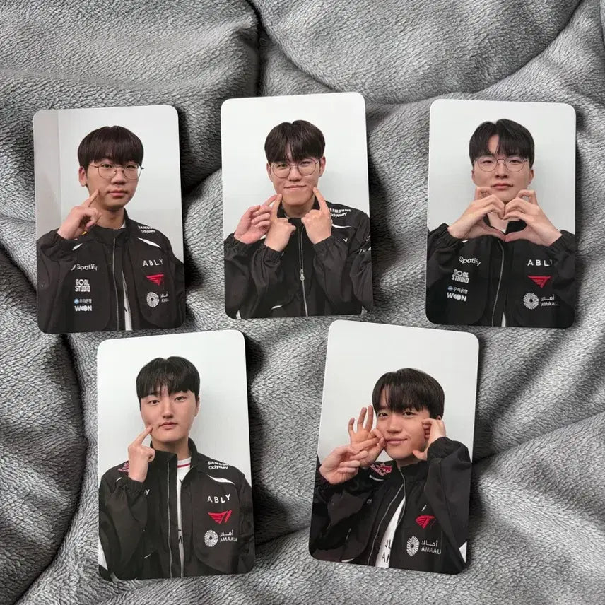 [BUNJANG] T1 Home Ground POB Photocard 5-Member Bundle Set / t1 홈그라운드 특전 포카 5인 세트