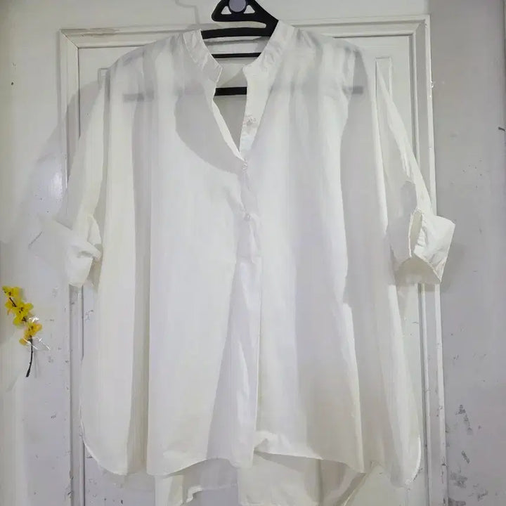[BUNJANG] Premium Cotton Blouse / 여름  고급스런 빅사이 바스락  면  블라우스  깨끗해요   가슴단면84