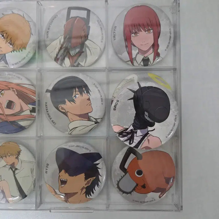 [BUNJANG] Chainsaw Man Badge Set / 체인소맨 뱃지 9종 일괄