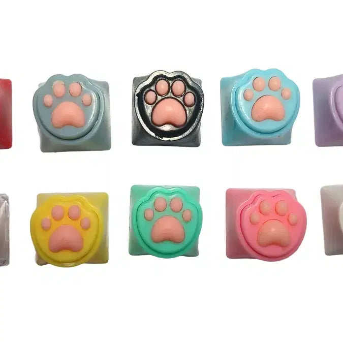 [BUNJANG] LED Cat Paw Keychain / LED 키캡키링