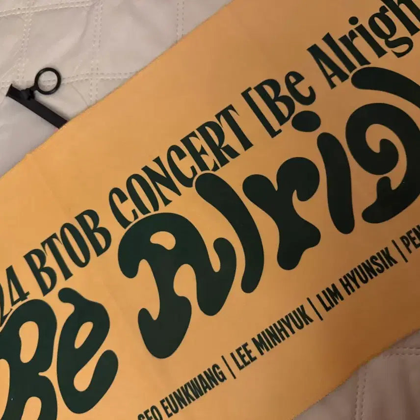 [BUNJANG] BTOB Be Alright Concert Slogan / 비투비 Be alright 콘서트 슬로건