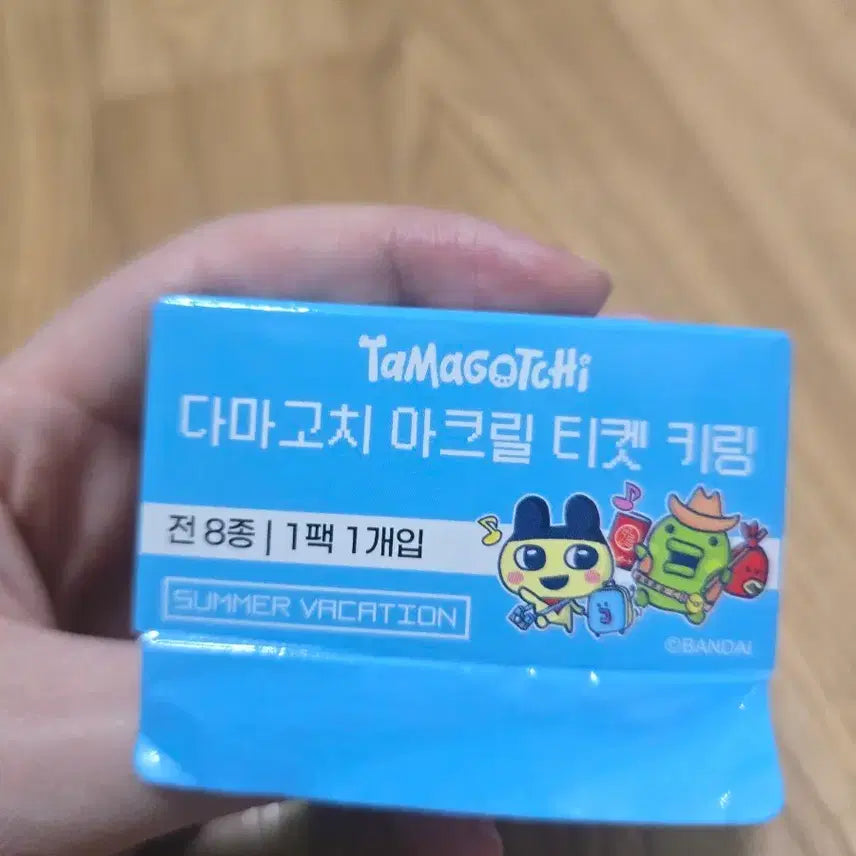 [BUNJANG] Bandai Tamagotchi Acrylic Ticket Keychain - Memetchi / 반다이 다마고치 아크릴 티켓 키링_메메치