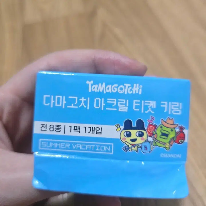 [BUNJANG] Bandai Tamagotchi Acrylic Ticket Keychain - Memetchi / 반다이 다마고치 아크릴 티켓 키링_메메치