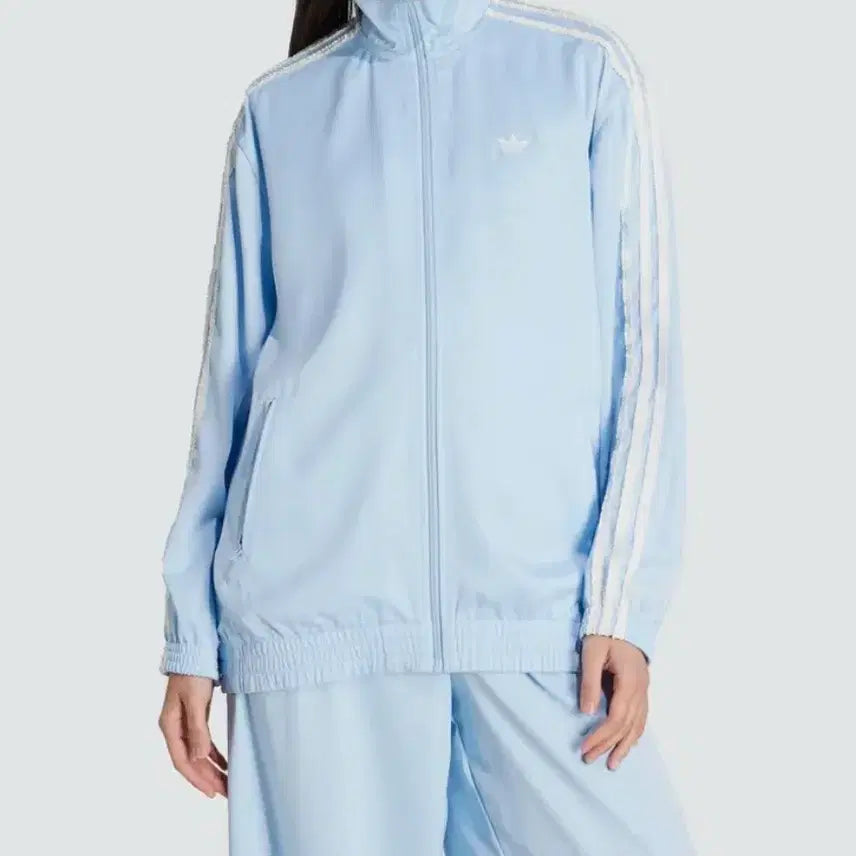 [BUNJANG] Adidas Satin Ruffle Track Top KC8811 / 아디다스 새틴러플 트랙탑 KC8811 새상품