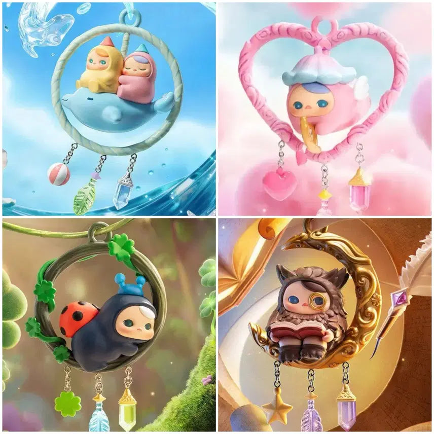[BUNJANG] Pop Mart Pooky Dream Wish Owl Ladybug Sea Friendship Love Arrow (Sealed) / [미개봉]팝마트 푸키 꿈속소원 - 올빼미 무당벌레 바다우정 사랑의화살
