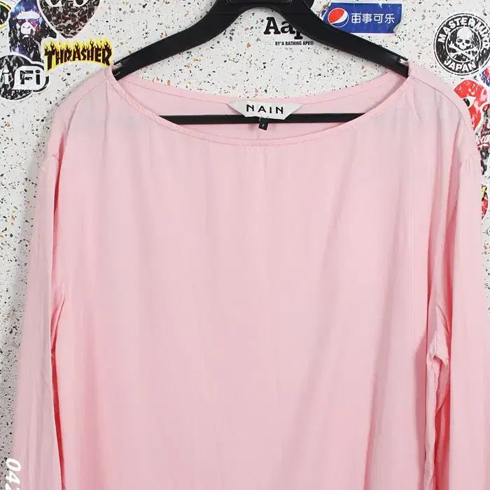 [BUNJANG] Nine Rayon Round Long Sleeve T-Shirt / 여성F / 나인 레이온 라운드 긴팔티셔츠PK 0-63