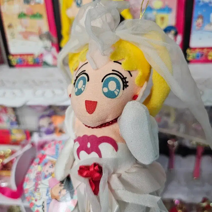 [BUNJANG] Sailor Moon Serenity &amp; Wedding Doll Set (1994 Banpresto) / [택있음] 고전 빈티지 인형 세일러문 세레니티, 웨딩 인형 2개 세트