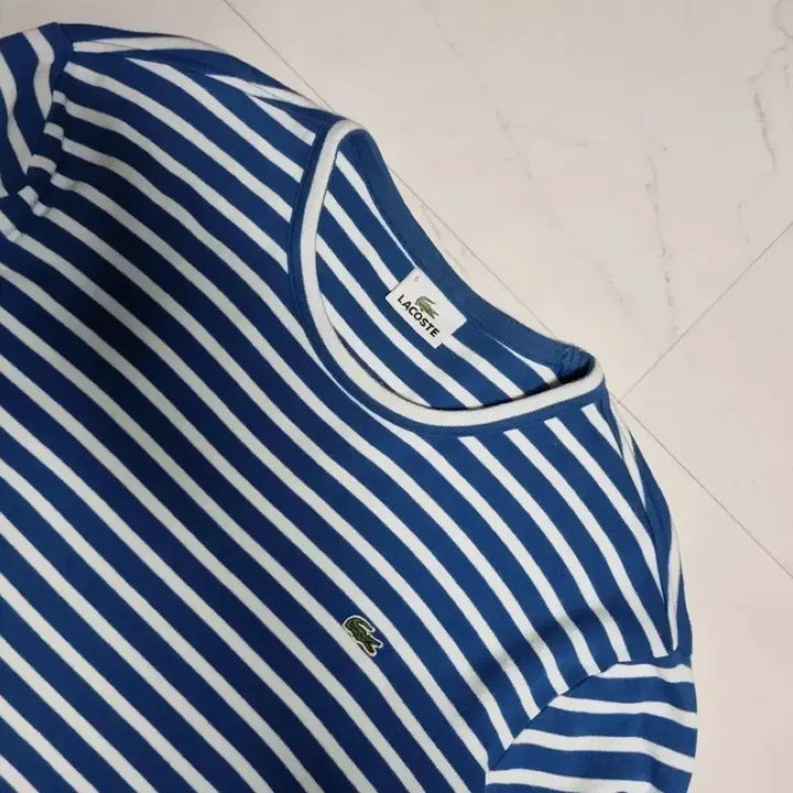 [BUNJANG] Lacoste Striped Long-Sleeve T-Shirt / 라코스테 스트라이프 긴팔 티셔츠
