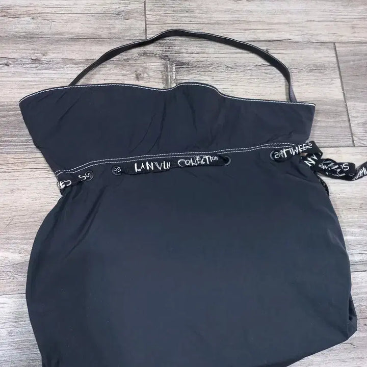 [BUNJANG] LANVIN Black String Tote Bag / LANVIN 랑방 블랙 스트링 토트백