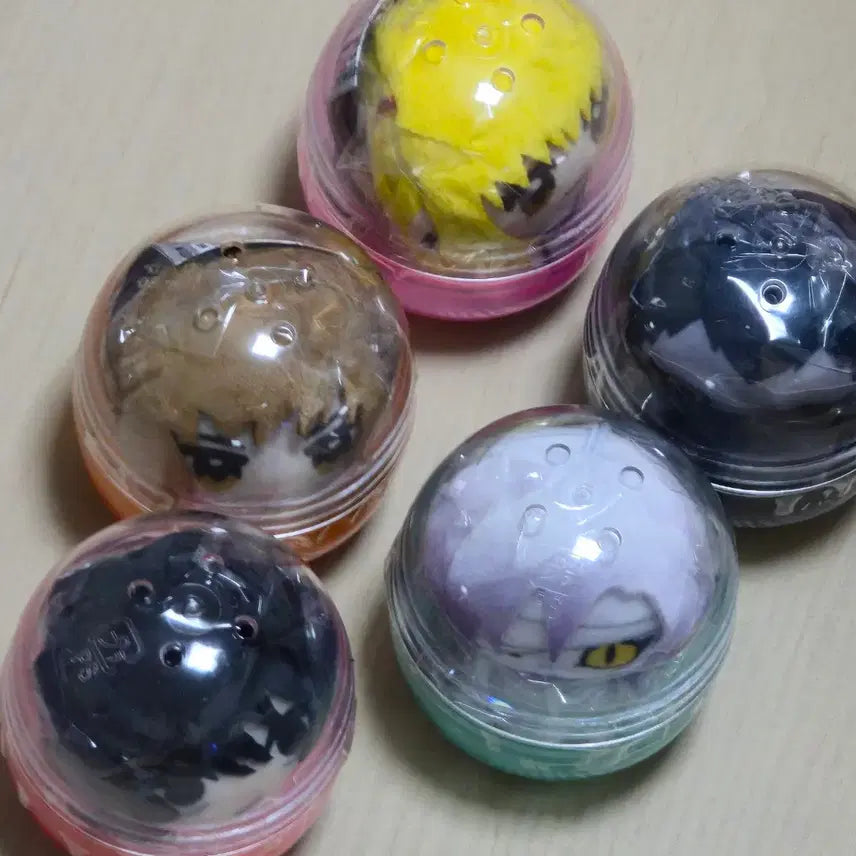 [BUNJANG] Death Note Gacha Nui L, Light, Misa, Rem, Ryuk Bundle Plush Set / 데스노트 가챠 누이 엘 라이토 미사 렘 류크 일괄 카푸코 인형 굿즈