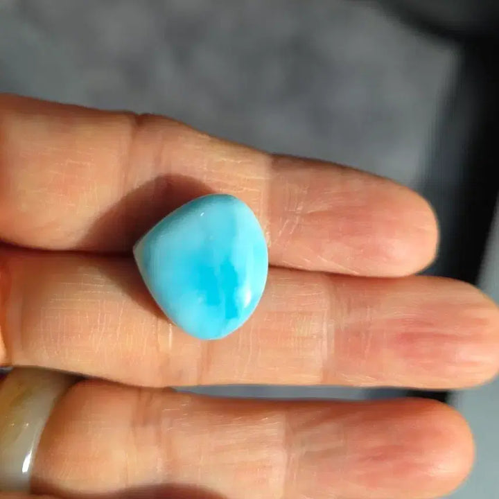 [BUNJANG] 18.5 Carat Natural Larimar Cabochon / [희귀/상급] 18.5캐럿 천연 라리마  캐보션 판매