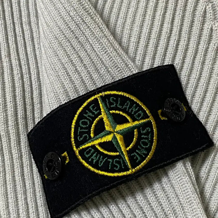 [SOLD OUT] [SSS급] 스톤아일랜드 울 골지 니트 L 실버(스카이블루)