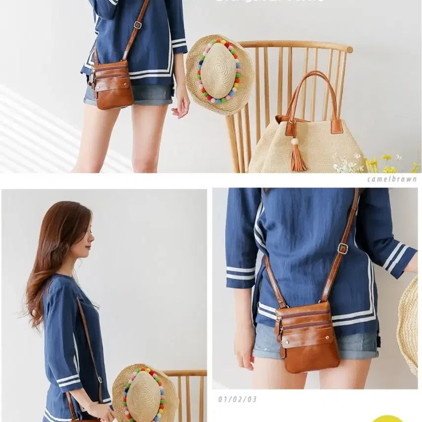 [BUNJANG] Natural Cowhide Mini Bag / 천연소가죽 미니백(새것)
