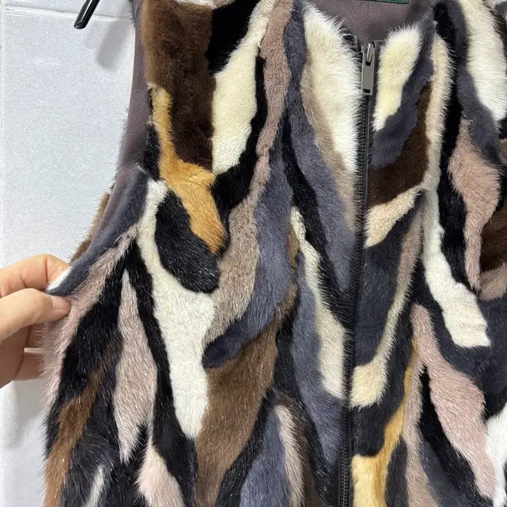 [BUNJANG] Euro Mink Vest / 유로밍크 베스트