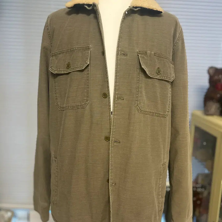 [BUNJANG] REMI RELIEF Quilted Lined Side Bead Point Shirt Jacket / REMI RELIEF 퀼티드  라이닝  사이드 비즈포인트 셔츠