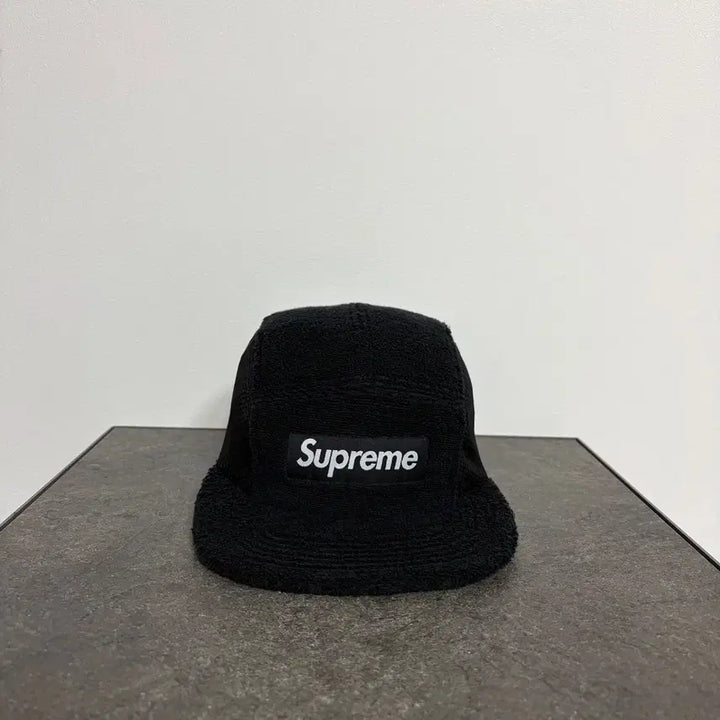 [BUNJANG] Supreme Box Logo Terry Mesh Camp Cap / (OS) 슈프림 박스로고 캠프캡 모자 테리 메쉬 블랙