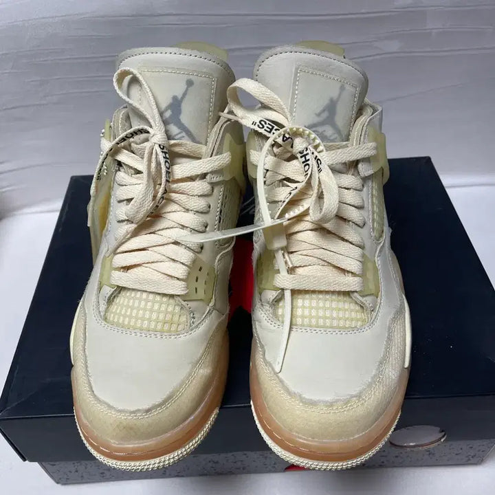 [BUNJANG] Air Jordan 4 Off-White / 조던4 오프화이트 세일 270