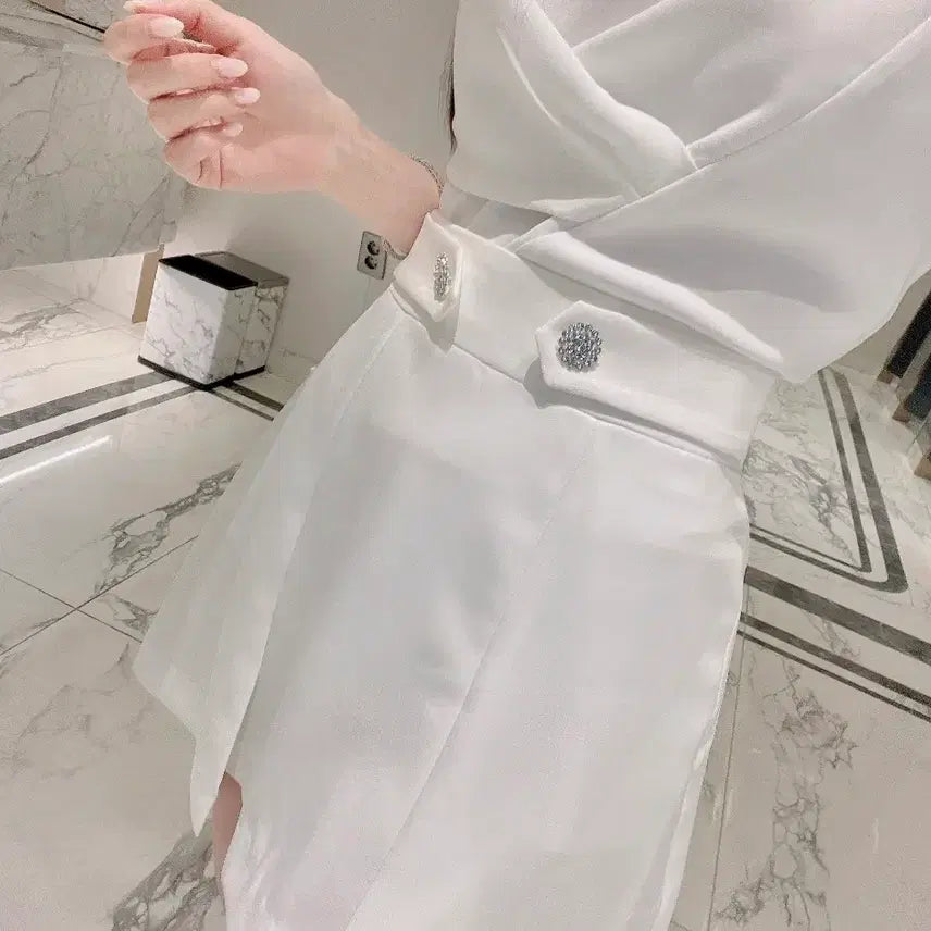 [SOLD OUT] 수입의류 큐빅치마