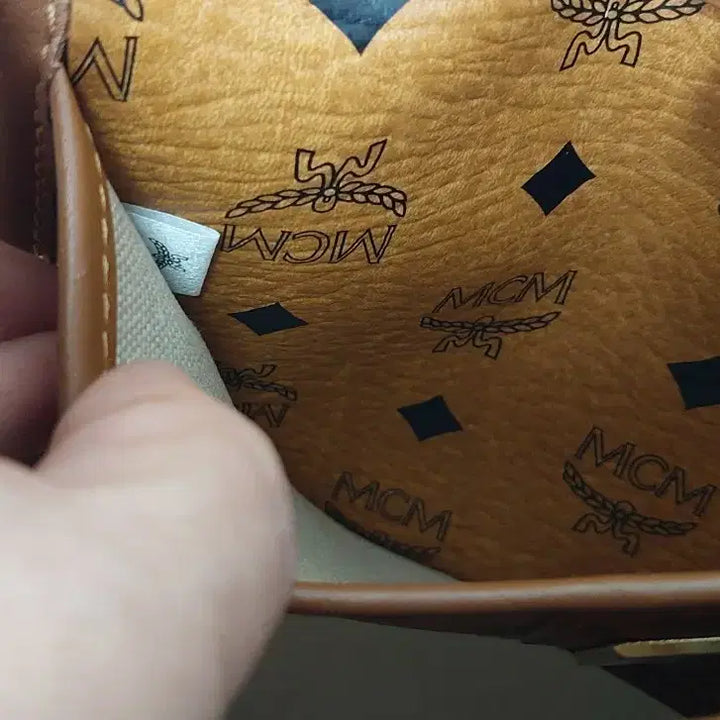 [BUNJANG] 정품 MCM 비세토스 오렌지 포인트 숄더백 / 정품 MCM 비세토스 오렌지 포인트 숄더백