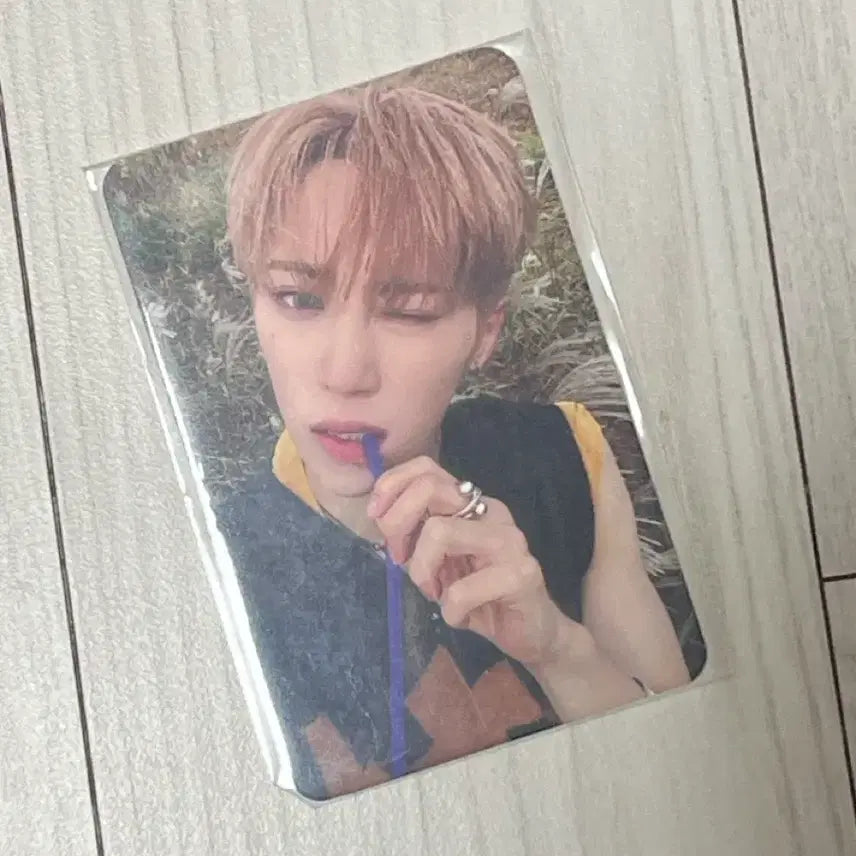 [BUNJANG] Arno Alpha Drive One RD1 Straw Version Photocard / 미개봉) 올리브영 아르노 빨대버전 포카 알파드라이브원 알디원