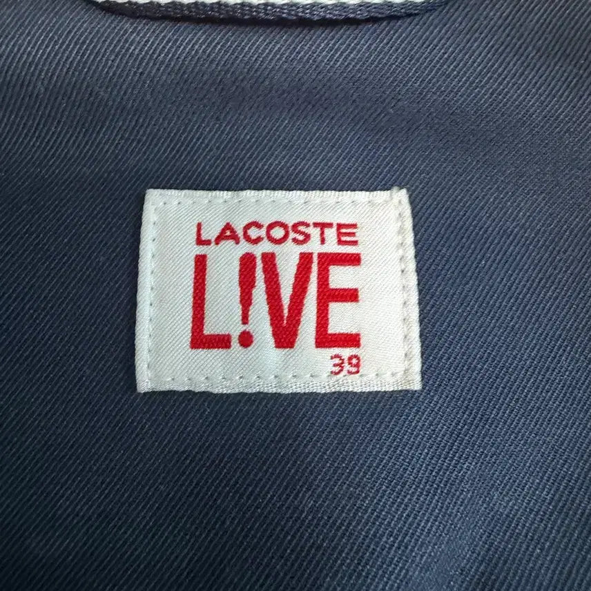 [BUNJANG] Lacoste Live Corduroy Collar Shacket / 라코스테 LIVE 네이비 셔켓