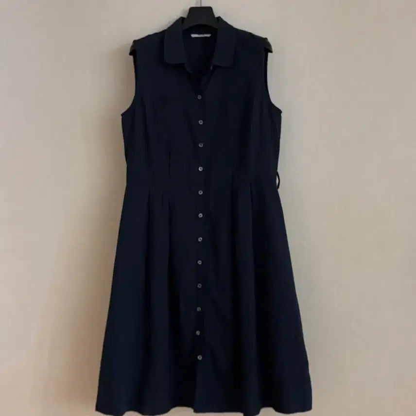 [BUNJANG] BCBG Linen Dress Navy / BCBG 린넨 원피스