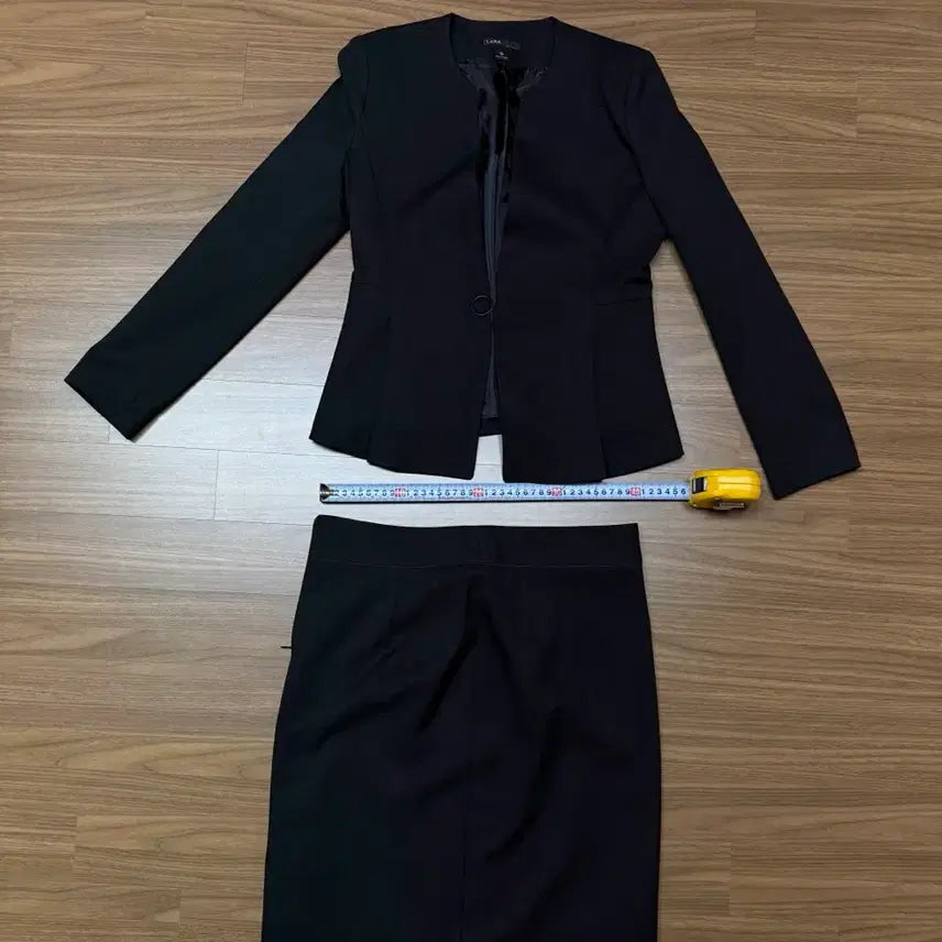 [BUNJANG] Black Suit Set Jacket and Skirt / 블랙 정장 세트 스커트 자켓
