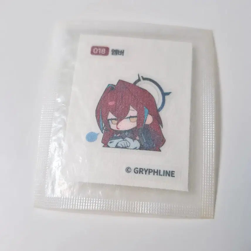 [SOLD OUT] [명일방주 엔드필드] GS25 콜라보 띠부씰 <018 엠버> 양도