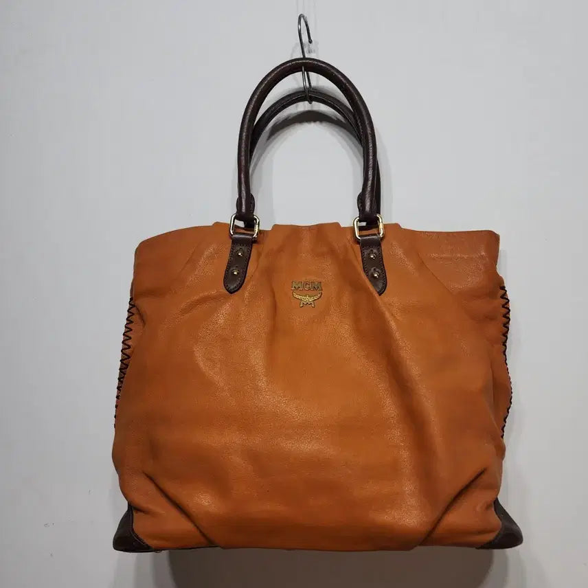 [BUNJANG] MCM Mina Leather Tote Bag / 엠씨엠 MCM 미나 가죽 토트백 가방