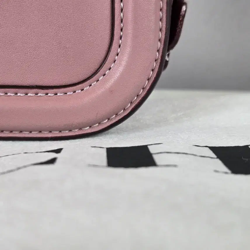 [BUNJANG] COACH 코치 플라워 꽃 가죽 크로스백 가방 정품 핑크 / COACH 코치 플라워 꽃 가죽 크로스백 가방 정품 핑크
