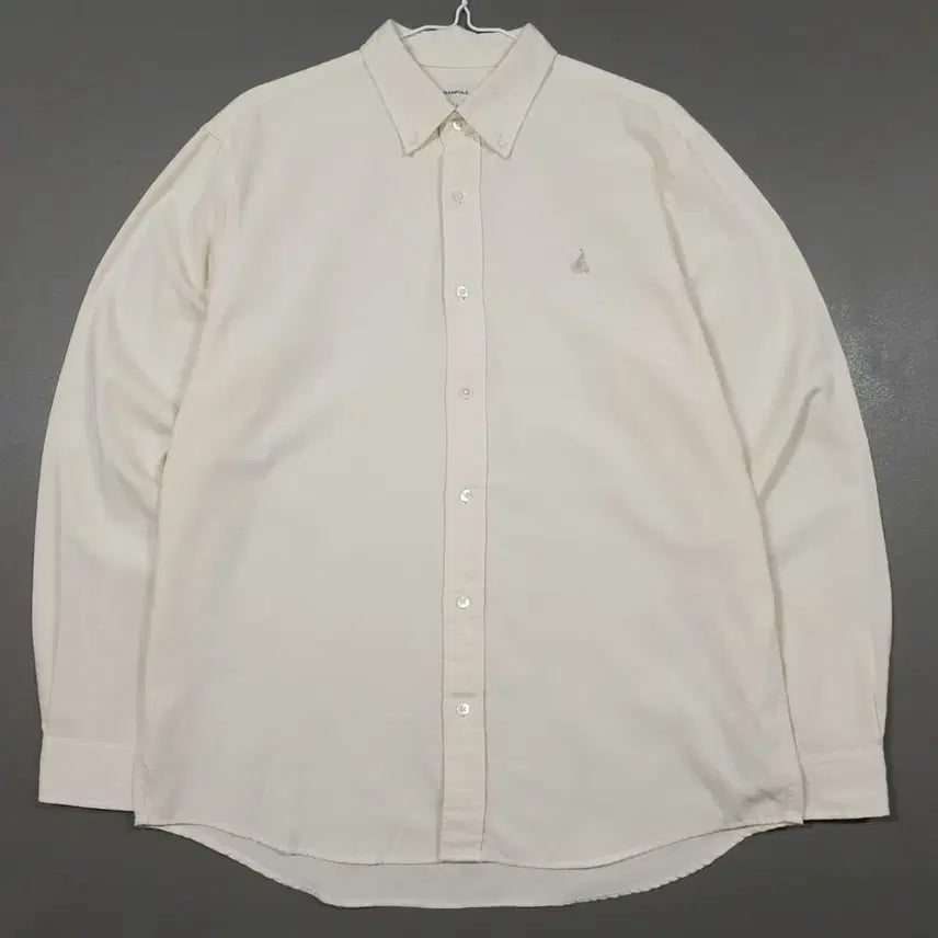 [BUNJANG] Beanpole 24SS Easy Care Cotton Blend Solid Shirt Ivory / 105) 빈폴 신형 24ss 이지케어 코튼 블렌드 솔리드 셔츠 아이보리