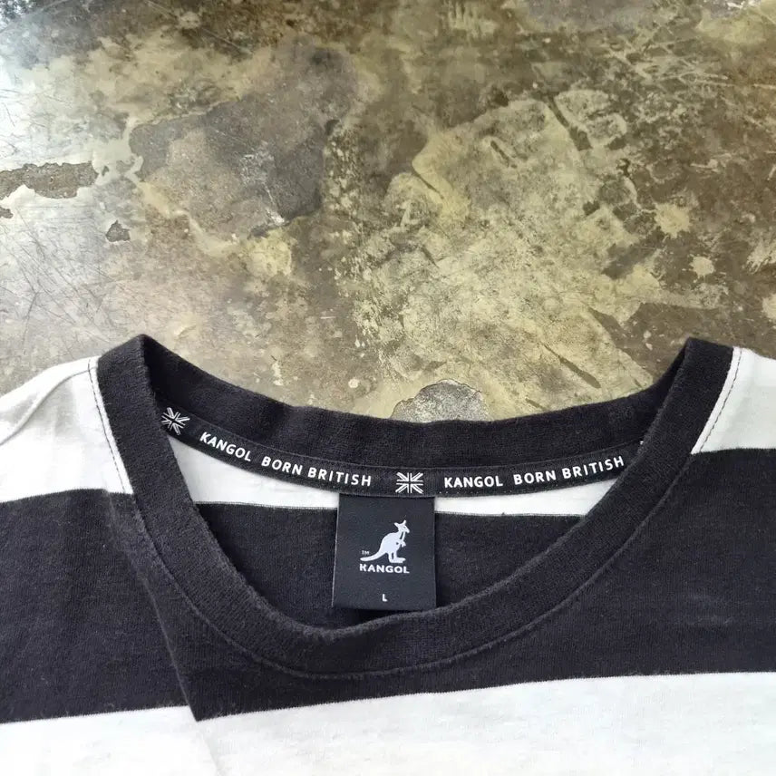[SOLD OUT] L) 캉골 스트라이프 반팔티 반팔 티셔츠