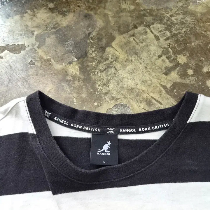 [SOLD OUT] L) 캉골 스트라이프 반팔티 반팔 티셔츠
