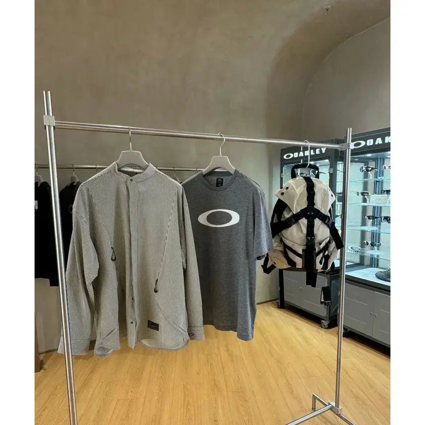 [BUNJANG] 오클리 재팬 오버핏 스트라이츠 셔츠자켓 S~XL 새상품 아울렛소량 / 오클리 재팬 오버핏 스트라이츠 셔츠자켓 S~XL 새상품 아울렛소량