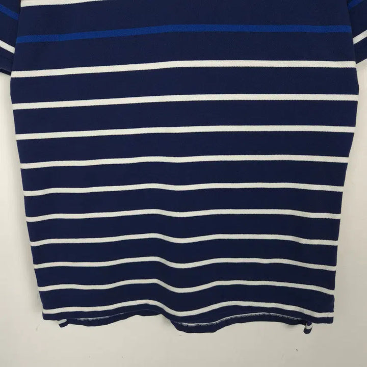 [SOLD OUT] [100-105] 폴로 랄프로렌 네이비 스트라이프 반팔 피케셔츠