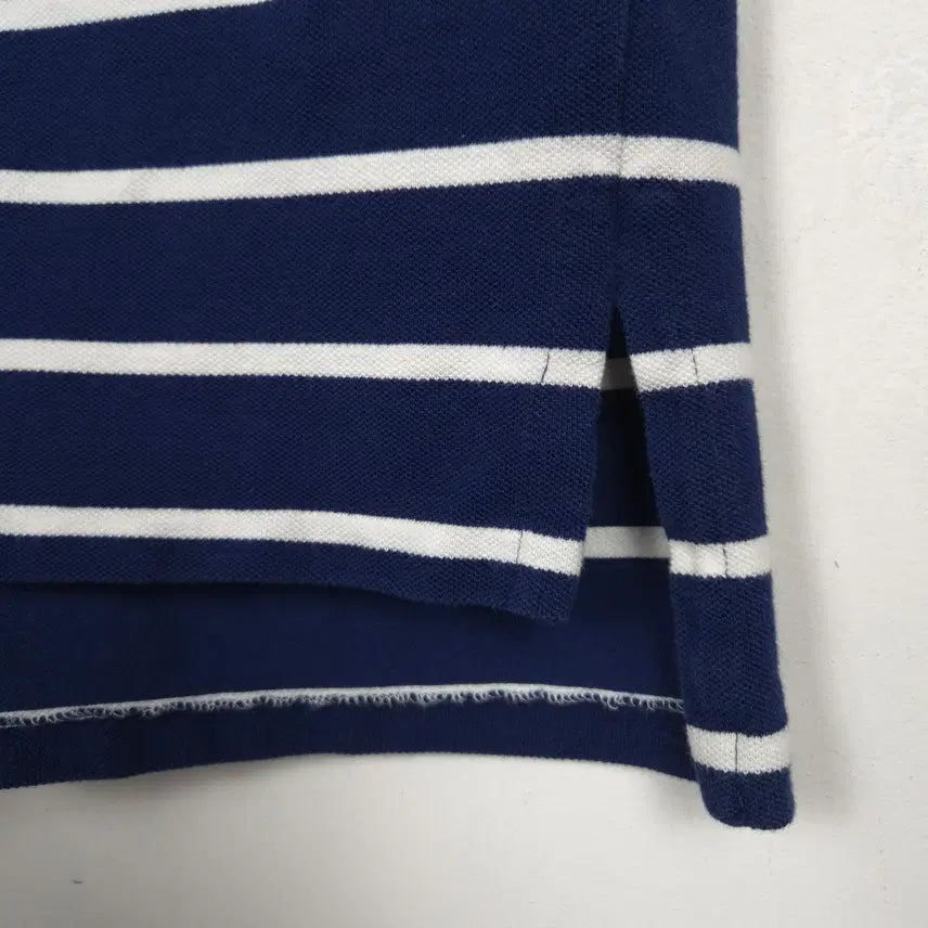[SOLD OUT] [100-105] 폴로 랄프로렌 네이비 스트라이프 반팔 피케셔츠