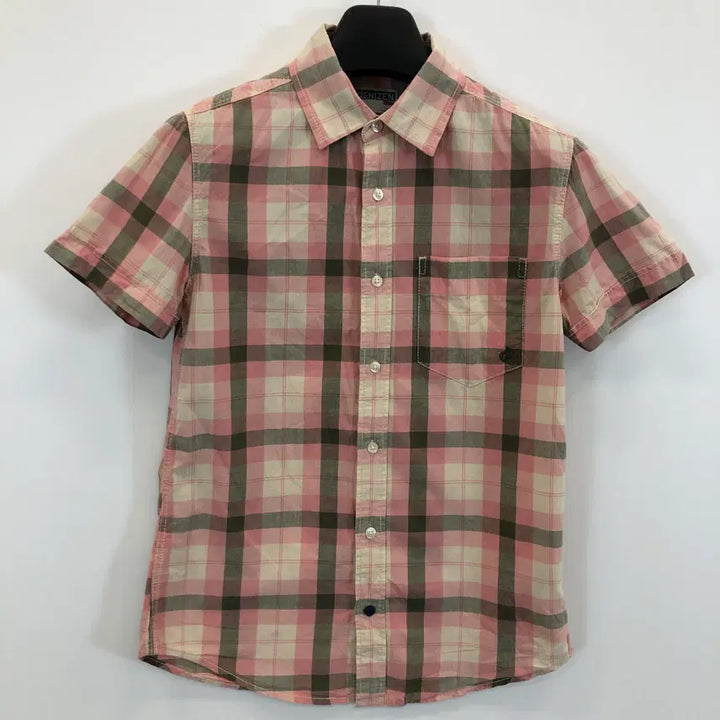 [SOLD OUT] 리바이스 데니즌 자수로고 반팔셔츠 S