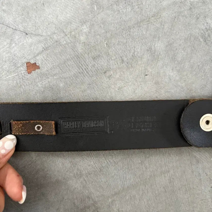 [SOLD OUT] Harley-Davidson 할리 데이비슨 스터드 레더 벨트