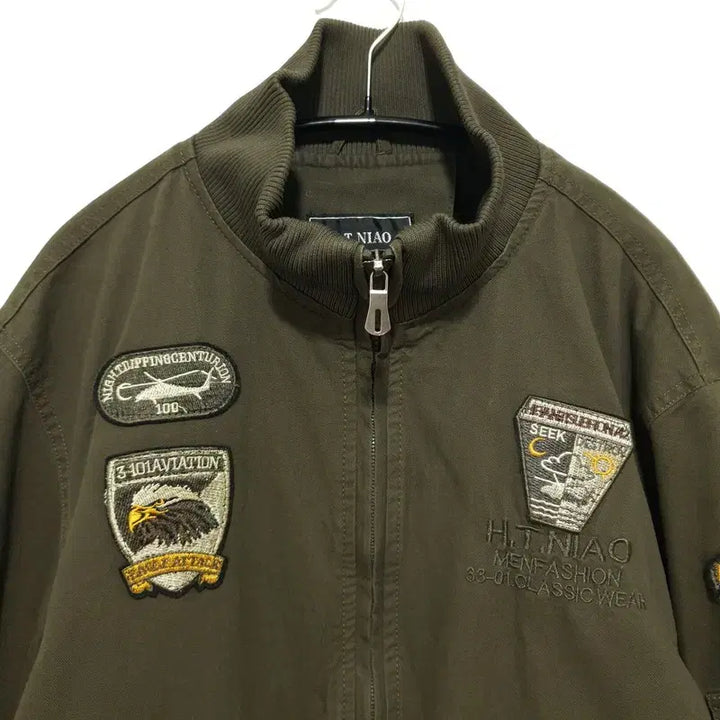 [BUNJANG] H.O ,NIAO 밀리터리 항공 자켓 4XL_i3423 / H.O ,NIAO 밀리터리 항공 자켓 4XL_i3423