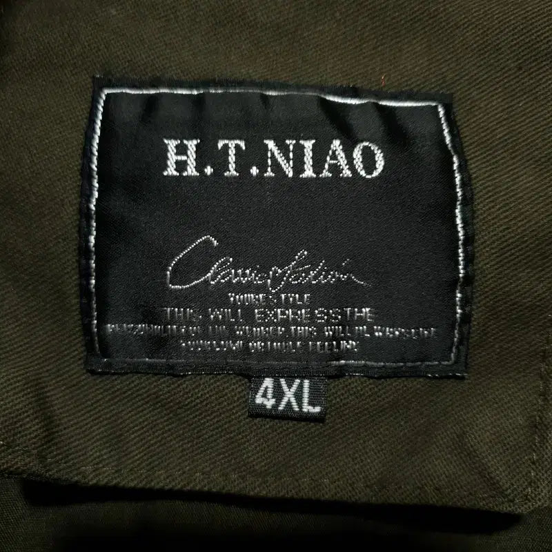 [BUNJANG] H.O ,NIAO 밀리터리 항공 자켓 4XL_i3423 / H.O ,NIAO 밀리터리 항공 자켓 4XL_i3423