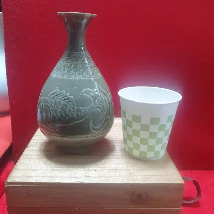 [SOLD OUT] 녹청자어문 도자.